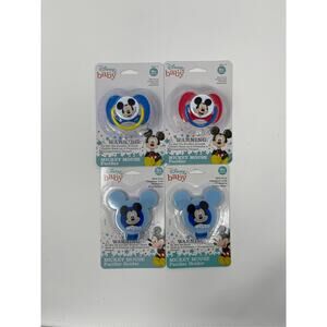 Disney Baby Mickey Mouse Pacifier and Pacifier Holder Set NE